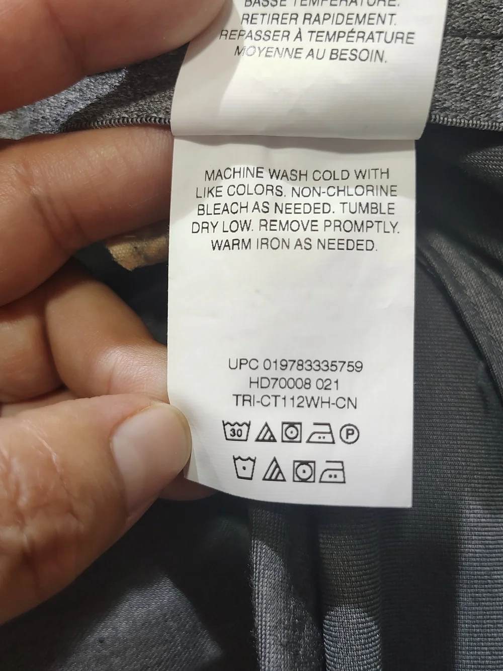 Haggar Premium Comfort  Slim Fit Dress Pants Hidden Comfort Waistband Gray 38x34
